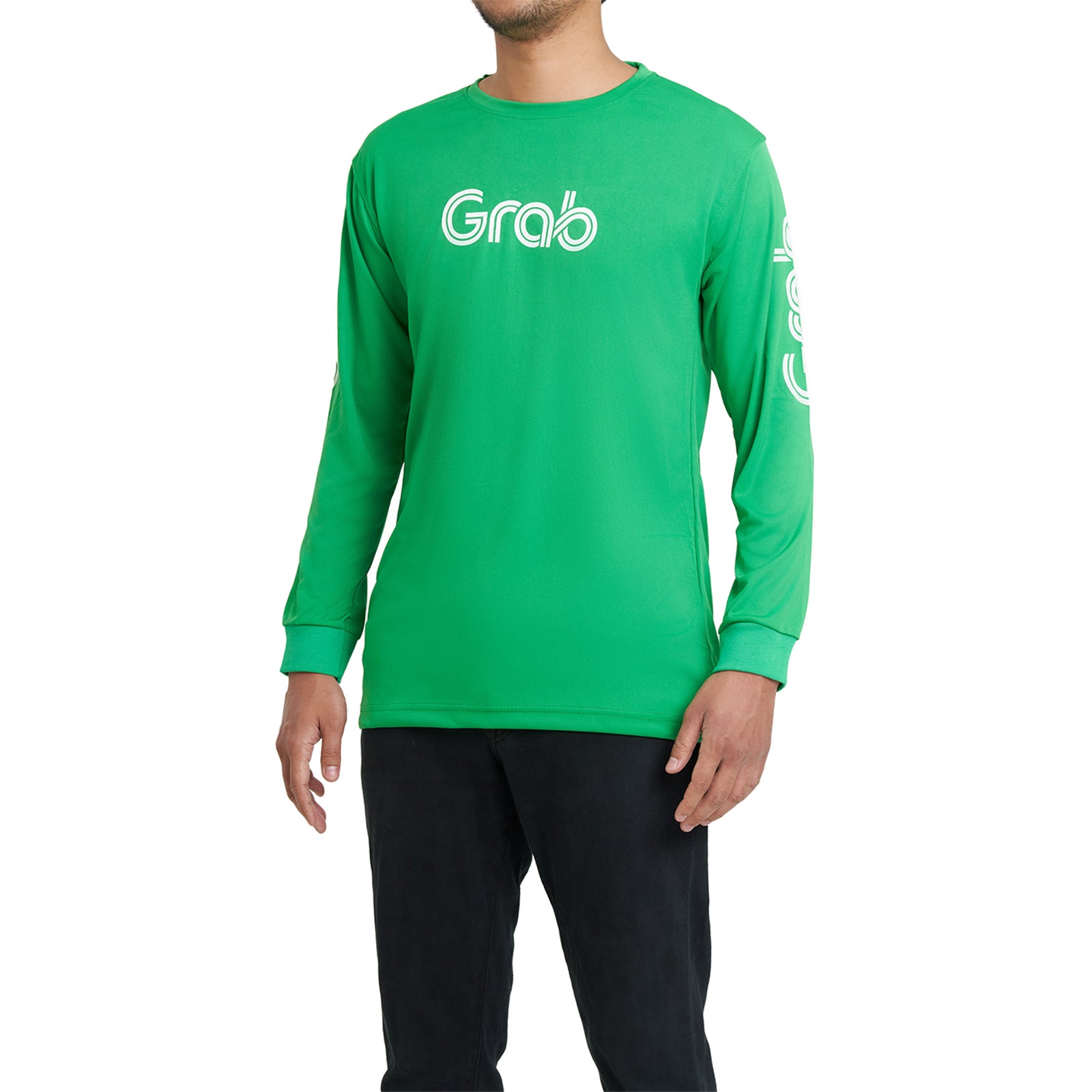Grab Long Sleeve Shirt (Green) 3XL