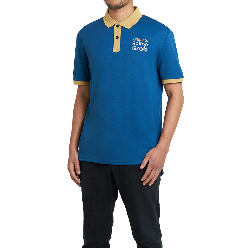 Grab Ultimate Polo Shirt Blue-M
