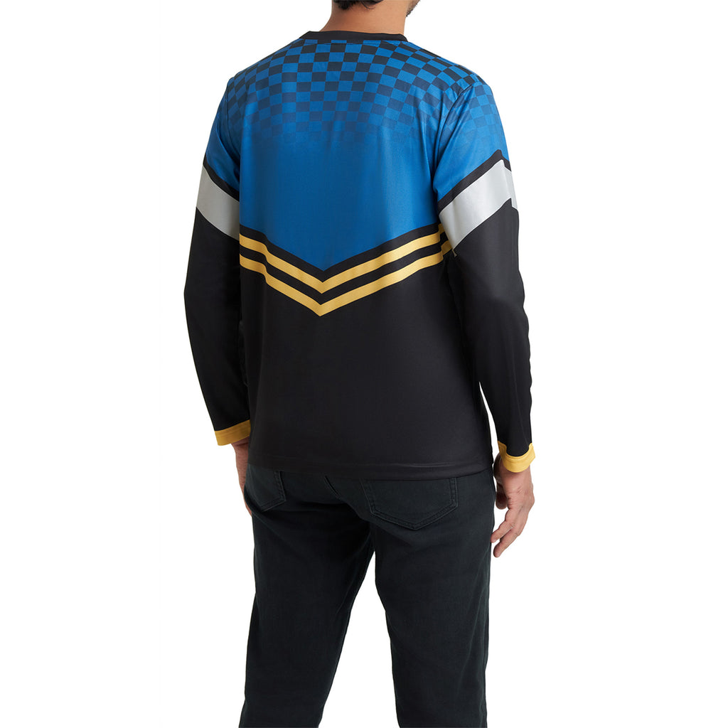 Grab Ultimate Long Sleeve Shirt Blue-4XL