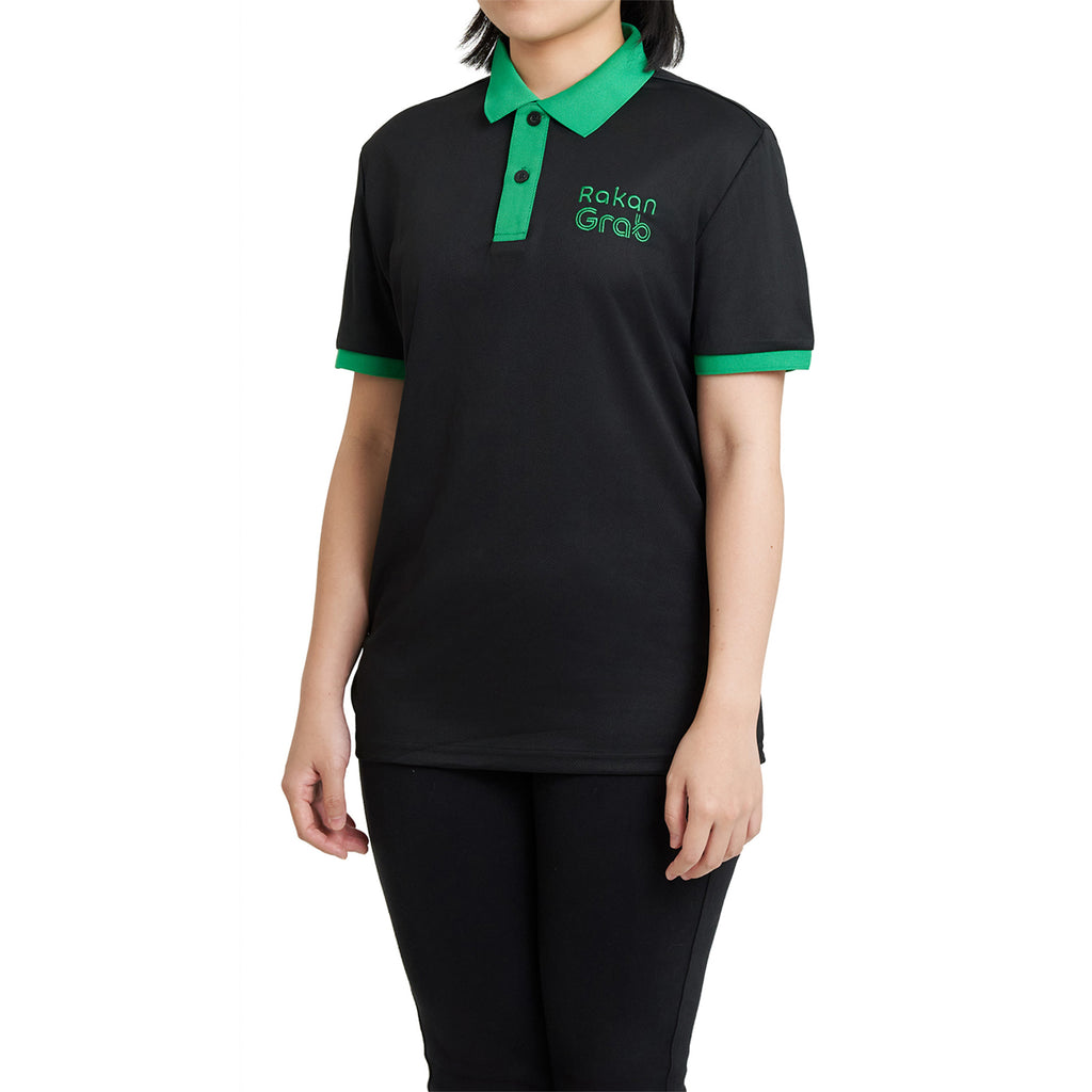 Black Polo T-Shirt 2XL