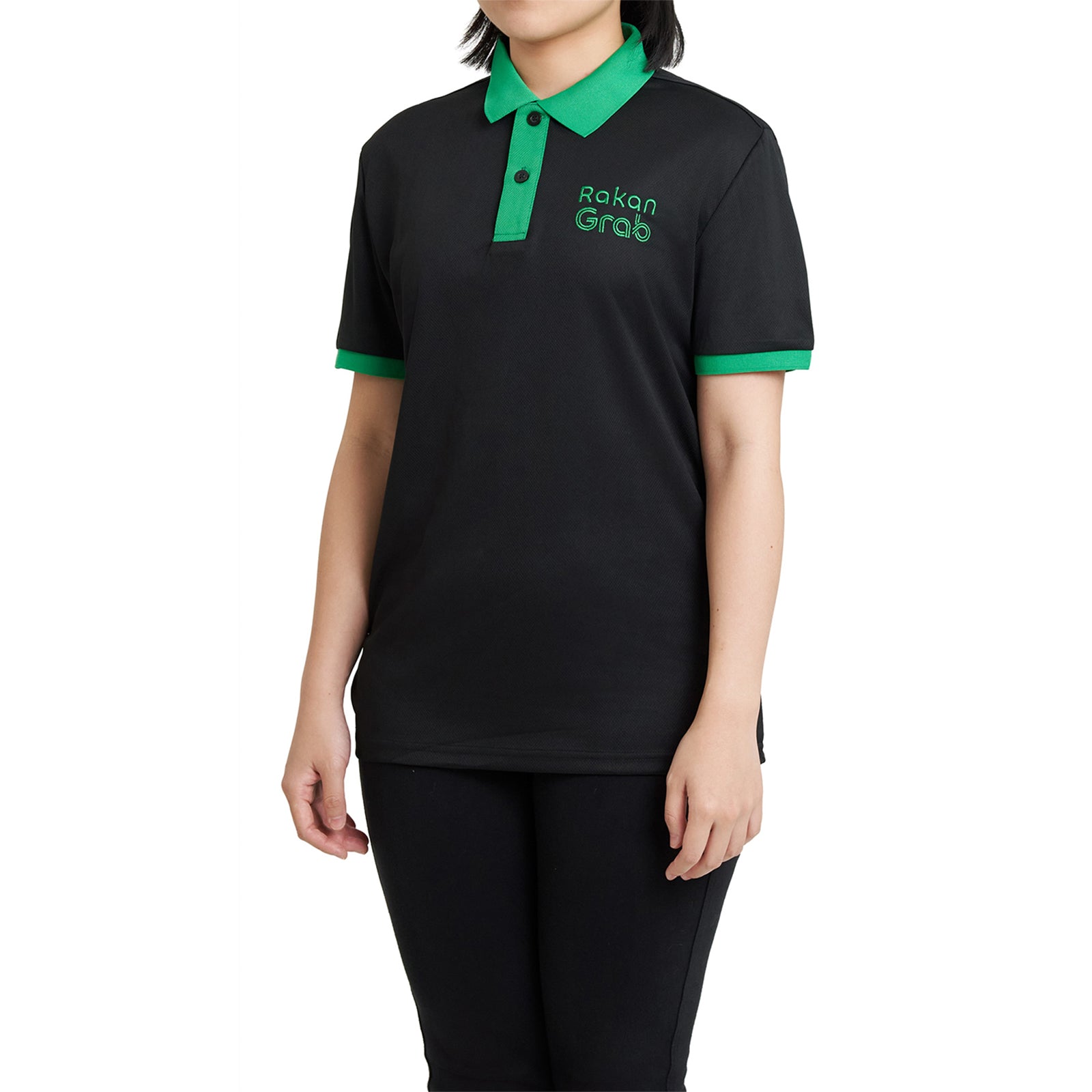 Black Polo T-Shirt 2XL